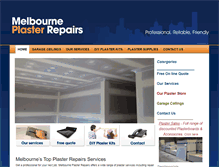 Tablet Screenshot of plasterrepair.com.au